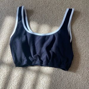 Really cute black and white tank top